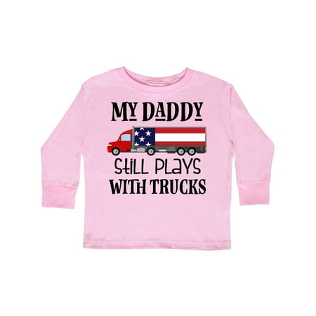 Inktastic Daddy Plays With Trucks Gift Toddler Boy or Toddler Girl Long Sleeve T-Shirt
Inktastic Daddy Plays With Trucks Gift Toddler Boy or Toddler Girl Long Sleeve T-Shirt