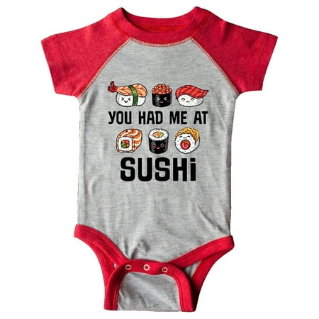 Inktastic You Had Me At Sushi Gift Gift Baby Boy or Baby Girl Bodysuit
Inktastic You Had Me At Sushi Gift Gift Baby Boy or Baby Girl Bodysuit