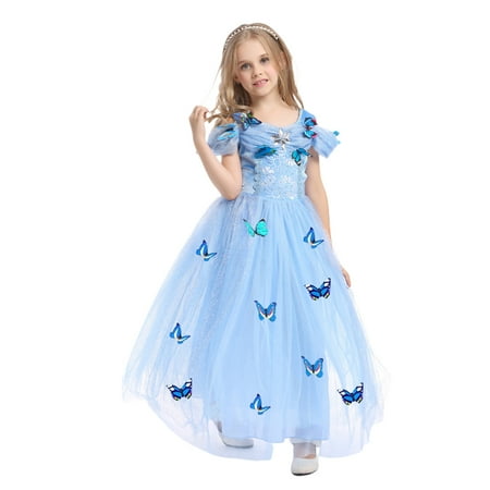 Kids Princess Dress Girls Butterfly Patterns Round Collar Short Sleeve Off Shoulder One-Piece
Kids Princess Dress Girls Butterfly Patterns Round Collar Short Sleeve Off Shoulder One-Piece
