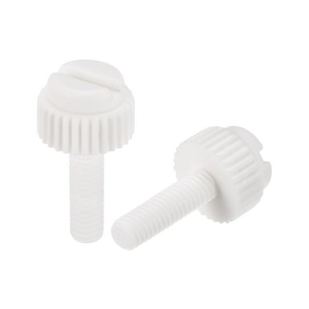 Uxcell Plastic Machine Screws M3x10mm PP Slotted Knurled Fasteners Bolts White 50Pack
Uxcell Plastic Machine Screws M3x10mm PP Slotted Knurled Fasteners Bolts White 50Pack