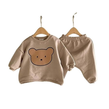 PEACNNG Spring Baby Girl Clothes Set Infant Kids Cartoon Bear Print Tops And Pants Suit Toddler Boys Sweatshirt And Trousers
PEACNNG Spring Baby Girl Clothes Set Infant Kids Cartoon Bear Print Tops And Pants Suit Toddler Boys Sweatshirt And Trousers