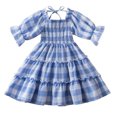 Dresses For Girls Kids Baby Spring Summer Floral Print Ruffle Short Sleeve Princess Dress
Dresses For Girls Kids Baby Spring Summer Floral Print Ruffle Short Sleeve Princess Dress