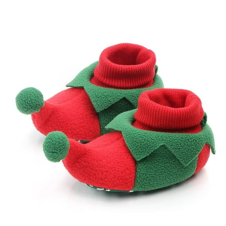 Huawd Xmas Floor Shoes 1 Pair Keep Warm Adorable Fashion Lovely Fine Texture Baby Toddler Shoes Decor
Huawd Xmas Floor Shoes 1 Pair Keep Warm Adorable Fashion Lovely Fine Texture Baby Toddler Shoes Decor