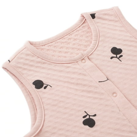 Little Fennec Organic Cotton Playtime Romper/ Cherry Blossom