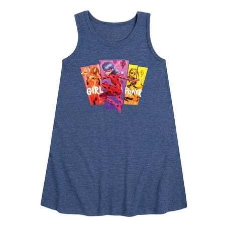 Miraculous Lady Bug and Cat Noir - Girl Power - Toddler and Youth Girls A-line Dress
Miraculous Lady Bug and Cat Noir - Girl Power - Toddler and Youth Girls A-line Dress