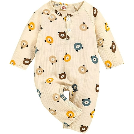 DanceeMangoos Newborn Infant Unisex Baby Boy Girl Jumpsuit Long Sleeve Leopard Print Long Romper Fall Winter Clothes
DanceeMangoos Newborn Infant Unisex Baby Boy Girl Jumpsuit Long Sleeve Leopard Print Long Romper Fall Winter Clothes