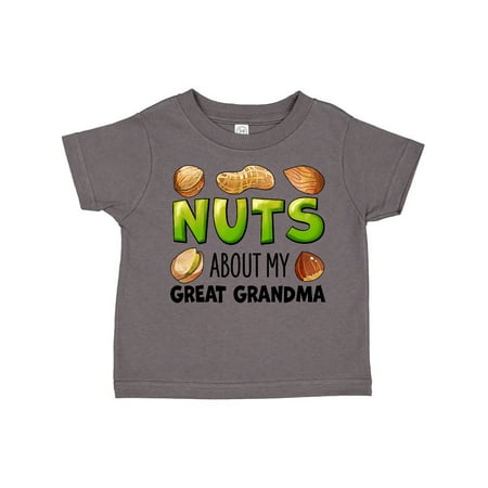 Inktastic Nuts About My Great Grandma Peanut Almond Pistachio Gift Toddler Boy or Toddler Girl T-Shirt
Inktastic Nuts About My Great Grandma Peanut Almond Pistachio Gift Toddler Boy or Toddler Girl T-Shirt