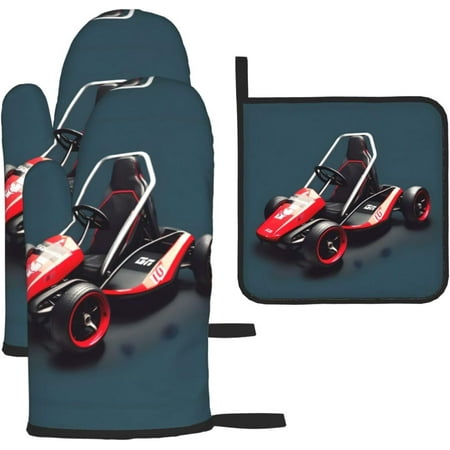 Kart Oven Mitt Set Heat Resistant Grill Mitt and Pot Holder Suitable for Kitchen Cooking Baking and Microwave (Set of 3)
Kart Oven Mitt Set Heat Resistant Grill Mitt and Pot Holder Suitable for Kitchen Cooking Baking and Microwave (Set of 3)