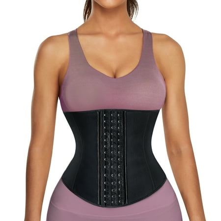 Junlan Women Waist Trainer Latex Corset Cincher Girdle Tummy Control Body Shaper with Steel Bones(Black 2XL)
Junlan Women Waist Trainer Latex Corset Cincher Girdle Tummy Control Body Shaper with Steel Bones(Black 2XL)