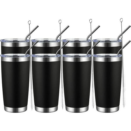 20Oz Bulk Tumbler Stainless Steel Mugs with Lid and Straw Double Wall Vacuum Insulated Vacuum Insulated Travel Coffee Mug Powder Coated Thermal Mug for Hot and Cold Drinks(Black Pack of 8).
20Oz Bulk Tumbler Stainless Steel Mugs with Lid and Straw Double Wall Vacuum Insulated Vacuum Insulated Travel Coffee Mug Powder Coated Thermal Mug for Hot and Cold Drinks(Black Pack of 8).