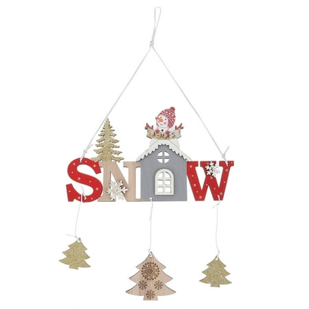 BESTONZON 1Pc Lovely Christmas Home Wooden Pendant Creative Christmas House Shape Pendant
BESTONZON 1Pc Lovely Christmas Home Wooden Pendant Creative Christmas House Shape Pendant