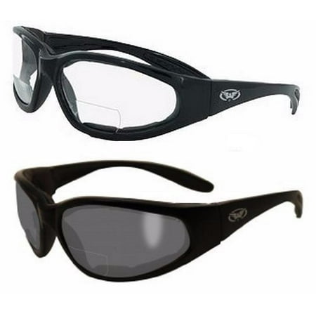 2 Pairs - 2.0 Bifocal Global Vision Eyewear Hercules Anti-fog Safety Glasses with EVA Foam (1 Clear 1 Smoke)
2 Pairs - 2.0 Bifocal Global Vision Eyewear Hercules Anti-fog Safety Glasses with EVA Foam (1 Clear 1 Smoke)