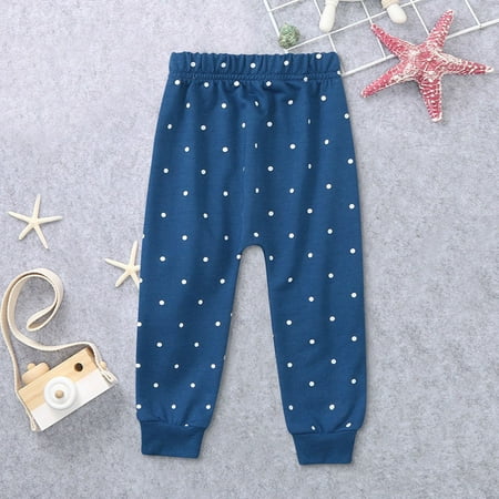 Yubatuo Infant Baby Kids Girls Boys Children Pants Dot Print Pants Trousers Clothes Blue 90
Yubatuo Infant Baby Kids Girls Boys Children Pants Dot Print Pants Trousers Clothes Blue 90