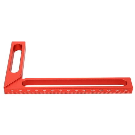 90° L-Shaped Scribing Tool for Woodworking 160mm/6.3in Aluminum Alloy Carpenter s Right Angle Ruler
90° L-Shaped Scribing Tool for Woodworking 160mm/6.3in Aluminum Alloy Carpenter s Right Angle Ruler