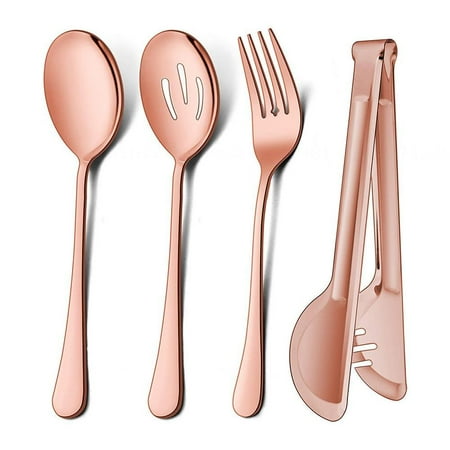 Cutlery Set 4 Piece-Spoons And Forks Set Flatware Set for 4 Stainless Steel Cutlery Include Spoon Fork Mirror Polished Dishwasher Safe Rose Gold 4pcs
Cutlery Set 4 Piece-Spoons And Forks Set Flatware Set for 4 Stainless Steel Cutlery Include Spoon Fork Mirror Polished Dishwasher Safe Rose Gold 4pcs