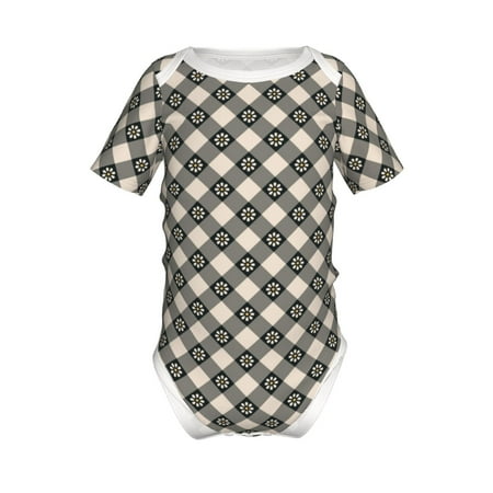 Coaee Daisy Plaid Black for Soft Baby Short-Sleeve Bodysuit Baby Climbing Clothes Baby Girls Boys Bodysuit Romper-9M
Coaee Daisy Plaid Black for Soft Baby Short-Sleeve Bodysuit Baby Climbing Clothes Baby Girls Boys Bodysuit Romper-9M