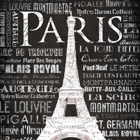 Paris Eiffel Poster Print by Jace Grey