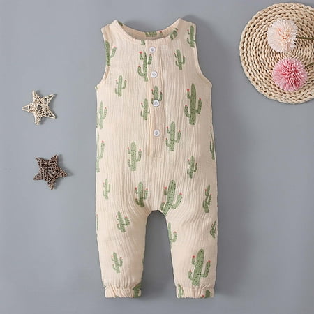 KONBECA Baby Boys Girls Rompers Infants Pure Cotton Coverall Toddler Baby Girls Boys Bodysuit Sleeveless Letter Print Jumpsuit Romper Outfits (6-48 Months)
KONBECA Baby Boys Girls Rompers Infants Pure Cotton Coverall Toddler Baby Girls Boys Bodysuit Sleeveless Letter Print Jumpsuit Romper Outfits (6-48 Months)