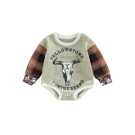 Meihuida Toddler Baby Rompers Casual Letter Cow Head Print Plaid Long Sleeve Jumpsuit
Meihuida Toddler Baby Rompers Casual Letter Cow Head Print Plaid Long Sleeve Jumpsuit