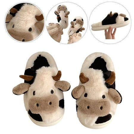 Women s Cartoon Cow Cotton Slippers Cute Cozy Fuzzy Animal Slippers For Indoor Outdoor Warmth In Winter
Women s Cartoon Cow Cotton Slippers Cute Cozy Fuzzy Animal Slippers For Indoor Outdoor Warmth In Winter