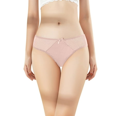 Larisalt Womens Panties Seamless Womens Lace Flowers Solid Color Low Waist Panties Thongs Underwear Pink M
Larisalt Womens Panties Seamless Womens Lace Flowers Solid Color Low Waist Panties Thongs Underwear Pink M