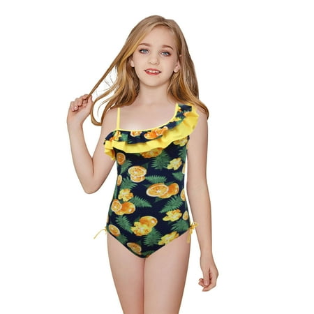 Giligiliso Clearance Toddler Swimsuits Little Baby Girls Fashion Cute Flower Fruit Print Bikini Ruffles One-Piece Swimsuit
Giligiliso Clearance Toddler Swimsuits Little Baby Girls Fashion Cute Flower Fruit Print Bikini Ruffles One-Piece Swimsuit