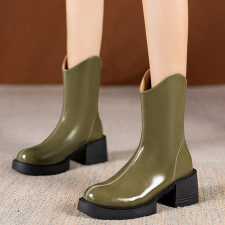 Gubotare Rain Boots For Women Women Casual Suede Ankle Booties Block Heel Slip On Chelsea Boots A 8
Gubotare Rain Boots For Women Women Casual Suede Ankle Booties Block Heel Slip On Chelsea Boots A 8