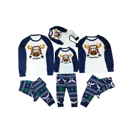 Christmas Family Matching Pajamas Cartoon Elk Letter Print Jammies + Trousers Suit/ Infants Romper
Christmas Family Matching Pajamas Cartoon Elk Letter Print Jammies + Trousers Suit/ Infants Romper