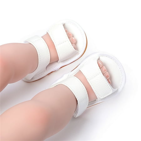 Entyinea Boys Girls Open Toe Solid Shoes First Walkers Shoes Summer Toddler Flat Sandals Little Boys Sandals White 5
Entyinea Boys Girls Open Toe Solid Shoes First Walkers Shoes Summer Toddler Flat Sandals Little Boys Sandals White 5