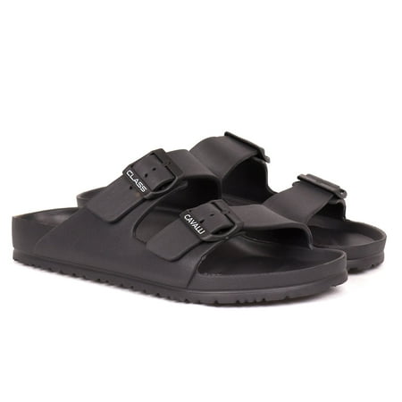 Cavalli Class Double Buckle Strap Sandal