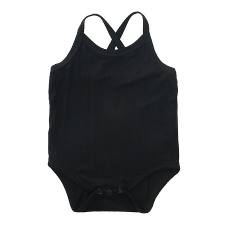 Musuos Baby Boy Girl Bodysuit Unisex Basic Plain Rompers Spaghetti Strap Cotton Tops
Musuos Baby Boy Girl Bodysuit Unisex Basic Plain Rompers Spaghetti Strap Cotton Tops