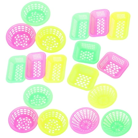 36Pcs Mini Storage Basket Plastic Miniatures Display Basket Ornament Mini House Decorations
36Pcs Mini Storage Basket Plastic Miniatures Display Basket Ornament Mini House Decorations