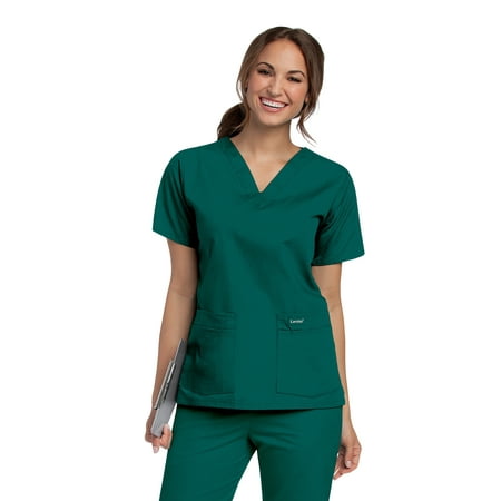Landau Women s V-Neck Tunic Scrub Top Style 8219