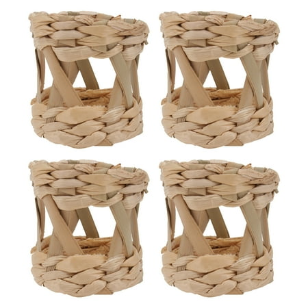 NICEXMAS 4pcs Natural Woven Napkin Holding Rings Decorative Weaving Craft Napkin Buckles
NICEXMAS 4pcs Natural Woven Napkin Holding Rings Decorative Weaving Craft Napkin Buckles