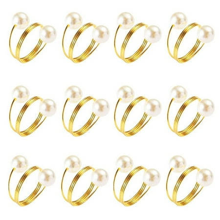 Limnyves 12Pcs Pearl Napkin Ring Hotel Home Napkin Buckle Holder for Wedding Party Dinner Anniversary Table Decoration
Limnyves 12Pcs Pearl Napkin Ring Hotel Home Napkin Buckle Holder for Wedding Party Dinner Anniversary Table Decoration