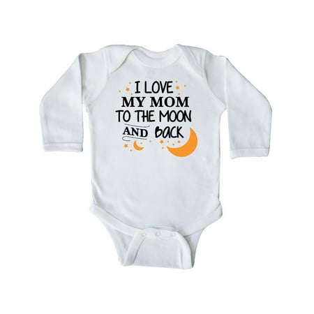 Inktastic I Love My Mom to the Moon and Back Gift Baby Boy or Baby Girl Long Sleeve Bodysuit
Inktastic I Love My Mom to the Moon and Back Gift Baby Boy or Baby Girl Long Sleeve Bodysuit