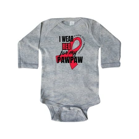 Inktastic Sickle Cell Awareness I Wear Red For My Pawpaw Gift Baby Boy or Baby Girl Long Sleeve Bodysuit
Inktastic Sickle Cell Awareness I Wear Red For My Pawpaw Gift Baby Boy or Baby Girl Long Sleeve Bodysuit