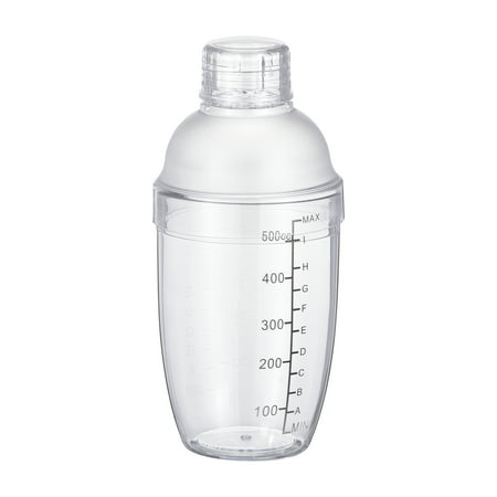 Uxcell 500ml Transparent Plastic Cocktail Shaker Wine Beverage Mixer Wine Shaker Drink Mixer Bar Tools
Uxcell 500ml Transparent Plastic Cocktail Shaker Wine Beverage Mixer Wine Shaker Drink Mixer Bar Tools