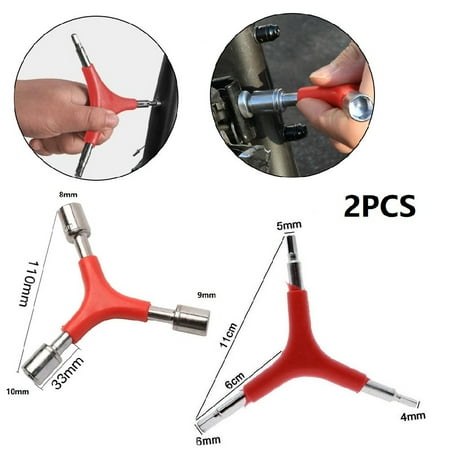 BAMILL 2PCS Y Shape Socket Wrench Spanner Bicycle Tools Wrench Outer Hex 4/5/6/8/9/10mm
BAMILL 2PCS Y Shape Socket Wrench Spanner Bicycle Tools Wrench Outer Hex 4/5/6/8/9/10mm