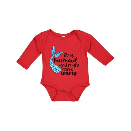 Inktastic Be a Mermaid and Make Some Waves with Blue Mermaid Tale Gift Baby Boy or Baby Girl Long Sleeve Bodysuit
Inktastic Be a Mermaid and Make Some Waves with Blue Mermaid Tale Gift Baby Boy or Baby Girl Long Sleeve Bodysuit