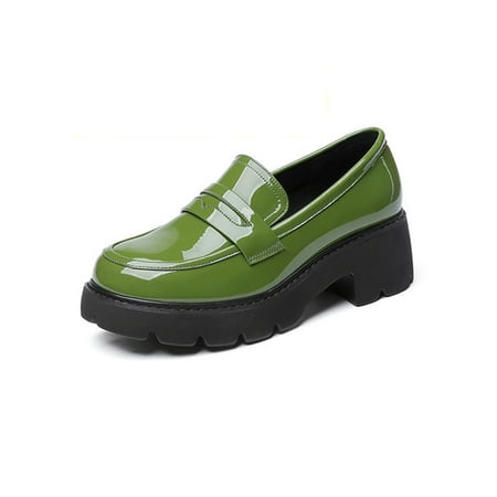 Rotosw Womens Platform Loafers Comfort Loafer Slip On Casual Shoe Breathable Non-Slip Flats Wedding Round Toe Boat Shoes Green 9
Rotosw Womens Platform Loafers Comfort Loafer Slip On Casual Shoe Breathable Non-Slip Flats Wedding Round Toe Boat Shoes Green 9