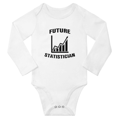 Future Statistician Funny Baby Long Sleeve Clothing Bodysuits Boy Girl Unisex (White 18-24M)
Future Statistician Funny Baby Long Sleeve Clothing Bodysuits Boy Girl Unisex (White 18-24M)