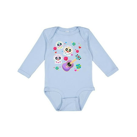 Inktastic Day of the Dead Owl Sugar Skulls and Guitar Gift Baby Boy or Baby Girl Long Sleeve Bodysuit
Inktastic Day of the Dead Owl Sugar Skulls and Guitar Gift Baby Boy or Baby Girl Long Sleeve Bodysuit