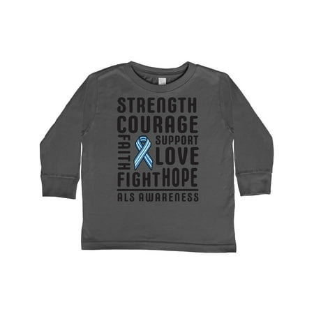 Inktastic ALS Awareness Strength Courage Support Gift Toddler Boy or Toddler Girl Long Sleeve T-Shirt
Inktastic ALS Awareness Strength Courage Support Gift Toddler Boy or Toddler Girl Long Sleeve T-Shirt