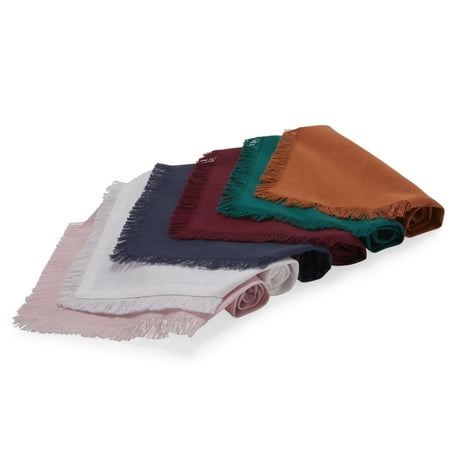 Drew Barrymore Flower Home Fringe 6 Piece Table Napkin Set