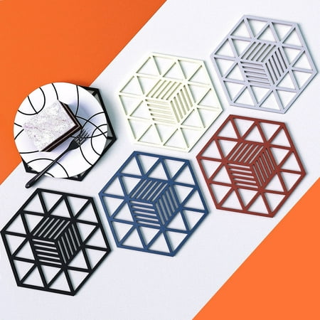 KAOU 2Pcs Cup Mat Splicable Heat Insulation Silicone Nordic Hollow Hexagonal Pot Coaster Pad for Kitchen
KAOU 2Pcs Cup Mat Splicable Heat Insulation Silicone Nordic Hollow Hexagonal Pot Coaster Pad for Kitchen