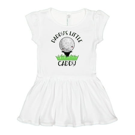 Inktastic Daddy s Little Caddy Cute Golf Ball Gift Baby Girl Dress