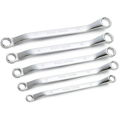 Steel Vision 62103 Deep 45 Degree Offset Metric Box Wrench Set 5pc