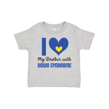 Inktastic Down Syndrome I Love My Brother Gift Toddler Boy or Toddler Girl T-Shirt 
Inktastic Down Syndrome I Love My Brother Gift Toddler Boy or Toddler Girl T-Shirt