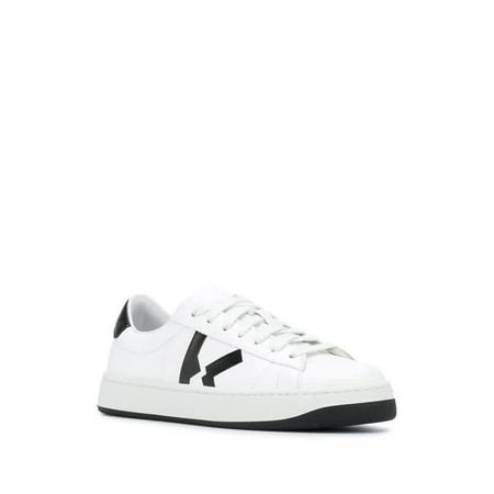 Kenzo Ladies White Kourt Low-top Sneakers Brand Size 37 ( US Size 6 )